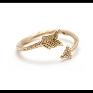 14K YG stacking ring, size 4-4.5 you can size by adjusting the opening.